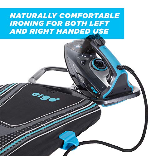 image for Minky Ergo Prozone Ironing Board | Made in UK | Dual Iron Rest, Heat R