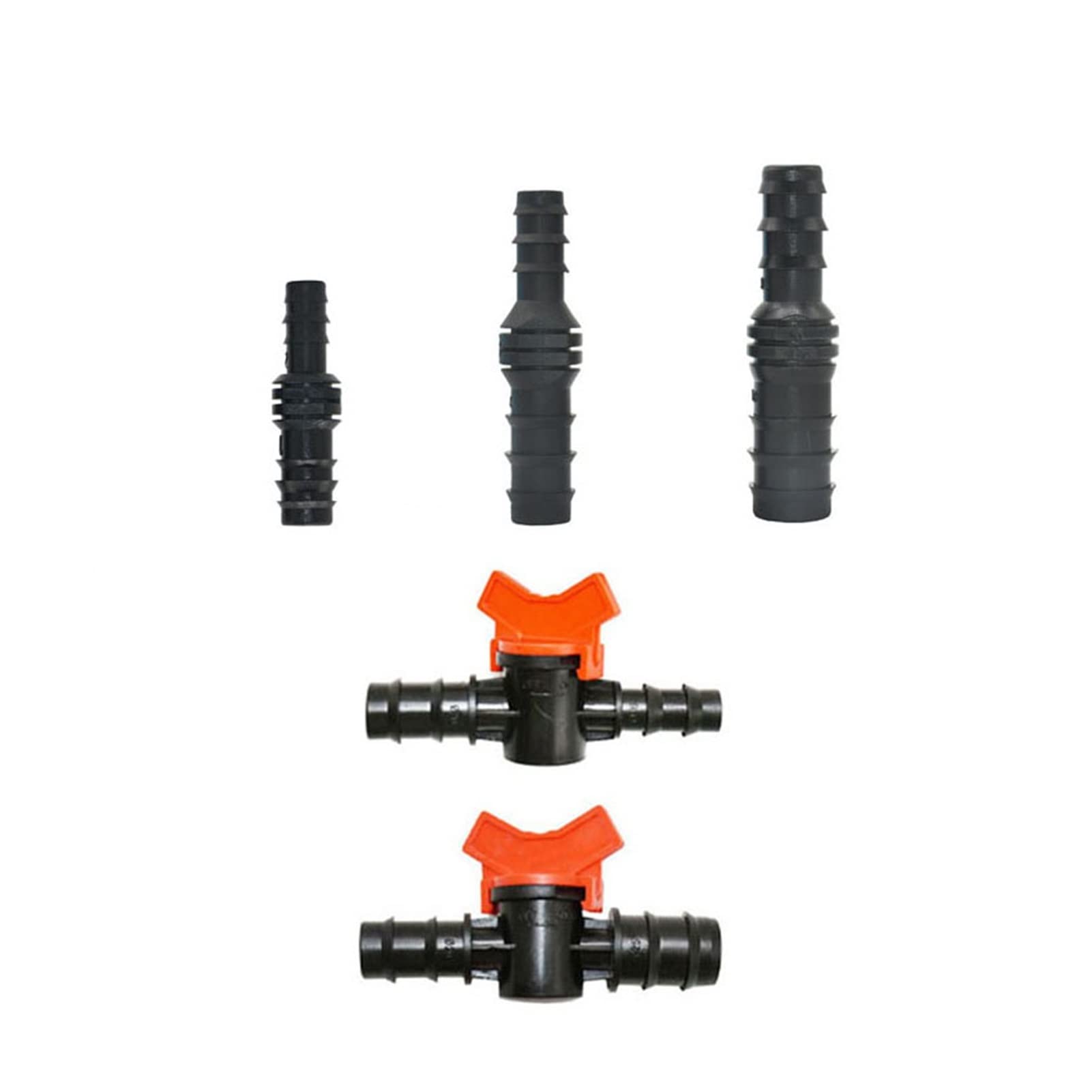 Raccord de tuyau d'arrosage 1" vers 1/2" et 3/4" réducteur cannelé pour robinet de jardin