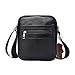Badiya Men's Fashion Genuine Leather Mini Messenger Cross Body Bag Shoulder Bag (Style 4)
