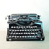 antike schreibmaschine mercedes  YXS Klassische Retro-Schreibmaschine, House Collection, Wedding Valentine, Welts Weihnachten, Haus/Büro/Arbeitszimmer Dekor Dekoration (Schreibmaschine)