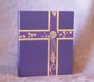Ceremonial Binder - Violet with Gold Foil (1-inch Spine)