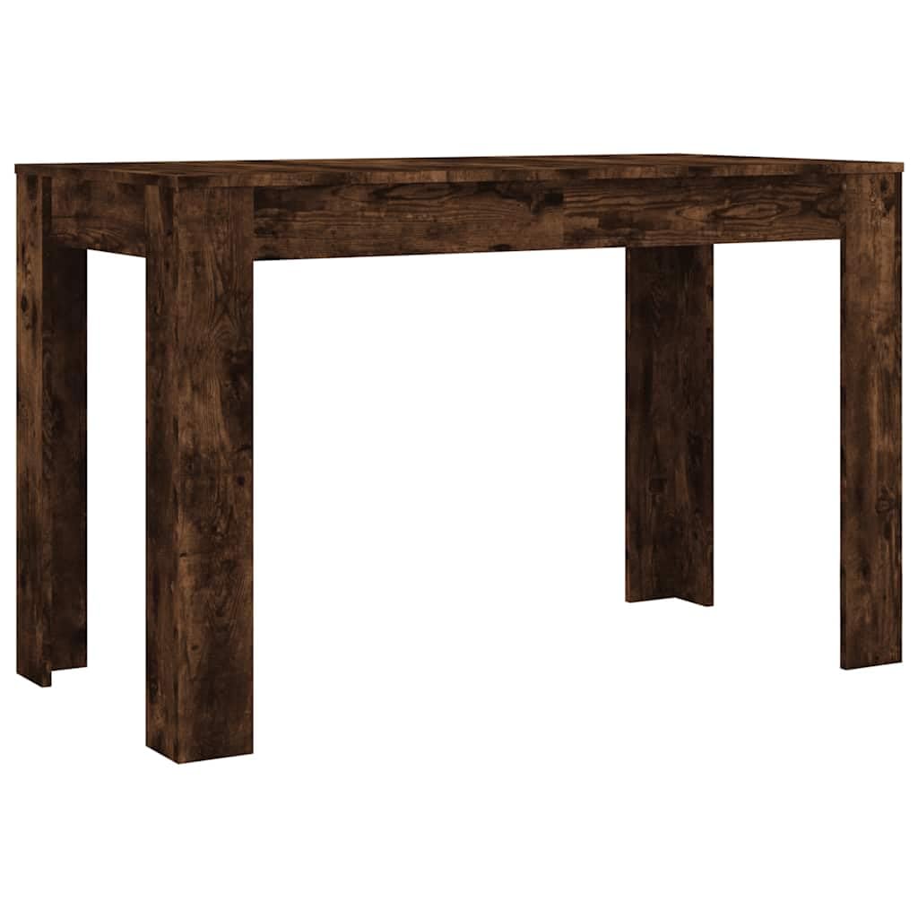 vidaXL Mesa de Comedor, Mueble Mostrador, Mesa de Cafetería Bistró, Mueble para Cocina Restaurante, Madera de Ingeniería Roble Ahumado