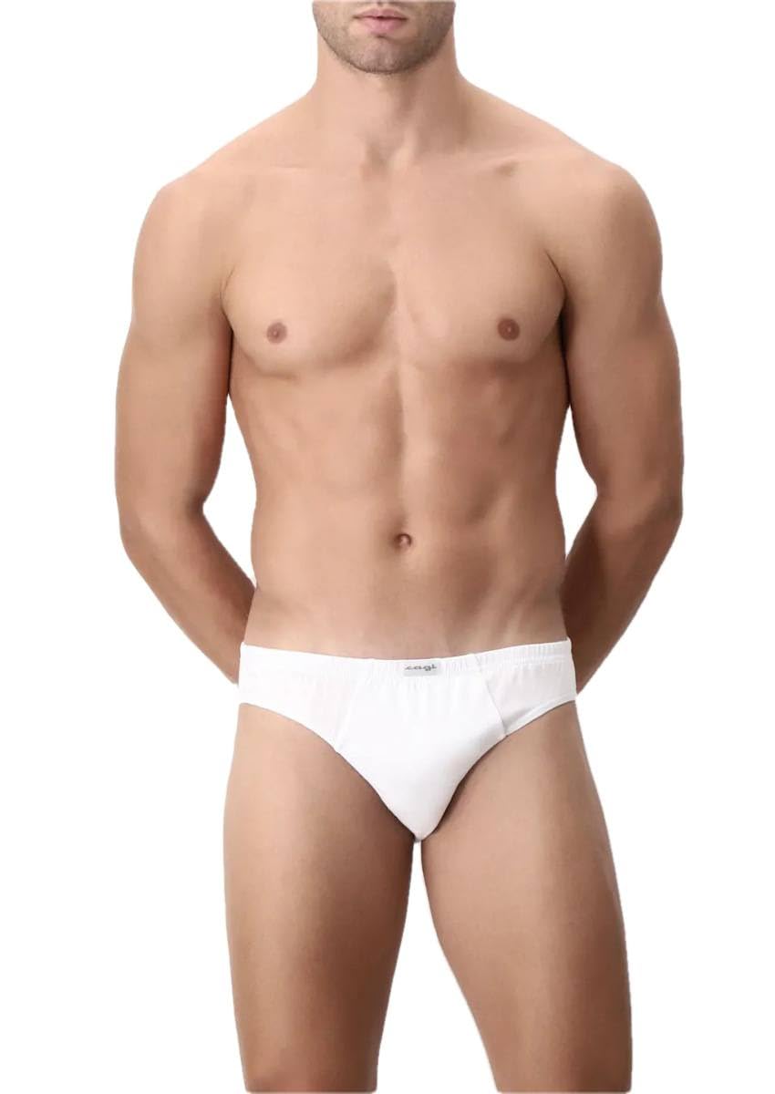 CAGI N.6 Slip Mutanda Mini Slip Art. 1244 100% Cotone Bianco TG: 4 5 6 7