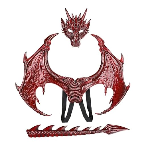 Disfraz de dragón para niños, traje de fiesta de fantasía, ropa mítica de cosplay | Ropa de criatura que provoca fuego, máscara escamosa, máscara de cuerno escamosa, vestido de de cuento de | Ya disponible en tu tienda friki favorita! En mundofriki.es! Disfraz de dragón para niños, traje de fiesta de fantasía, ropa mítica de cosplay | Ropa de criatura que provoca fuego, máscara escamosa, máscara de cuerno escamosa, vestido de de cuento de | Ya disponible en tu tienda friki favorita! En mundofriki.es!