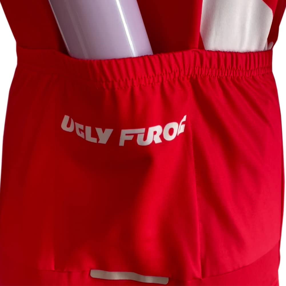 Uglyfrog HiWLJT13 Ensemble complet de vêtements d'hiver pour homme, à manches longues + pantalon à ongles, coussin en gel 3D, mode pour vélo, cyclisme et cyclisme