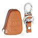 RPKEY Leather Keyless Entry Remote Control Key Fob Cover Case protector For Jeep Commander Grand Cherokee Liberty M3N5WY72XX K0BDT04A OHT692427AA