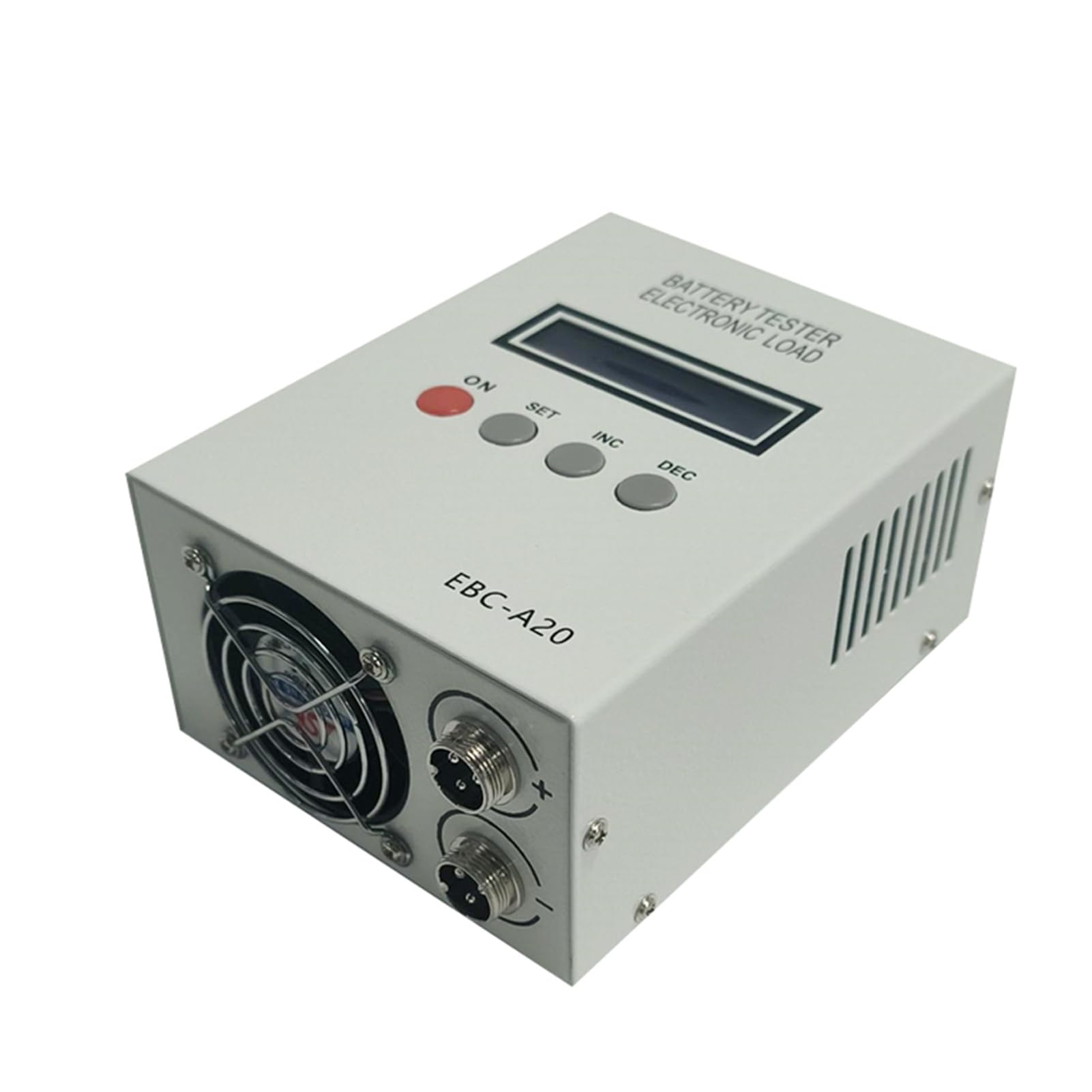 Cocoarm Tester per Batterie Tester di Resistenza Interna con Custodia in Metallo da 0 A 30 V da 0,10 A 20,00 A Display LCD Test di capacità con modalità Ciclo per Riparazione Batteria Test da Banco