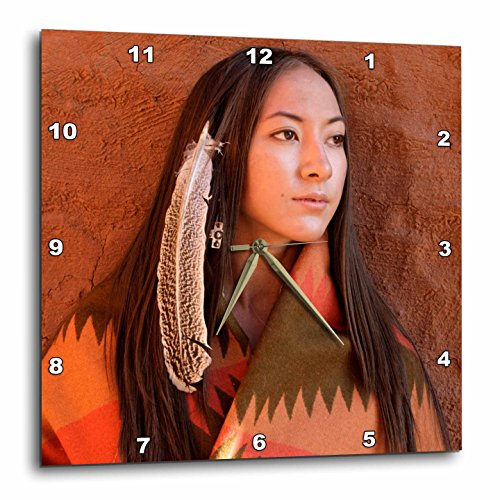 3Drose New Mexico, Cherokee Woman, Native American Us32 Jmr0634 Julien Mcroberts Wall Clock, 15 By 15" #TOP16