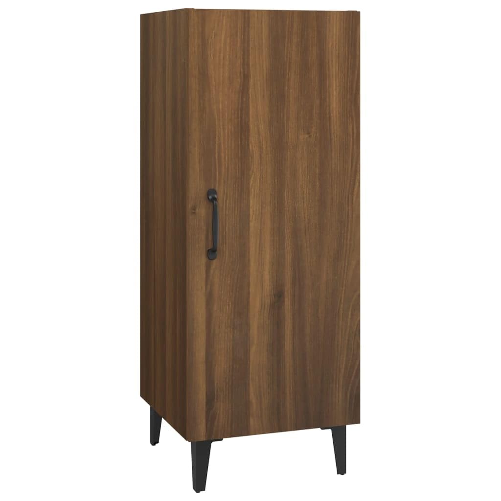 VidaXL Dressoir 57x35x70 cm bewerkt hout hoogglans wit - Kantoormeubelen Plus