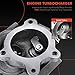 A-Premium Right Side Complete Turbo Turbocharger Kit, with Wastegate Actuator & Gasket, Compatible with Ford Explorer, Police Interceptor, Flex, Taurus & Lincoln MKS, MKT, 3.5L, Replaces 790318-0008