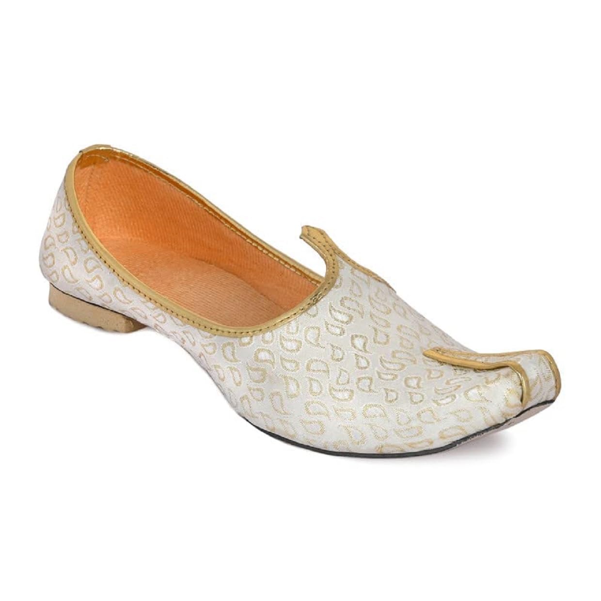 RYAG Mens Handmade Synthetic White Wedding & Sherwani Juttis Jutti/Ethnic/Treditional wear Juttis. (7) (B07WX1CC1B) Amazon Price History, Amazon Price Tracker