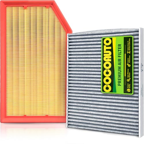 COCOAUTO Engine & Cabin Air Filter Kit for Jeep Gladiator