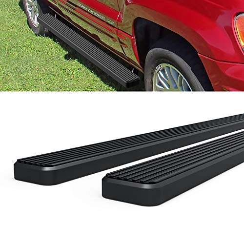 Estribos laterales APS 4 pulgadas negro para Jeep miniatura 6