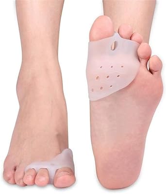 Toe Separators for Overlapping Toes, Best Choice for Pain Relief from Hammertoe and Bunions, Silicone Toe Spacers for Feet, Toe Cushioning for Women and Men Bunion Pads Foot Health