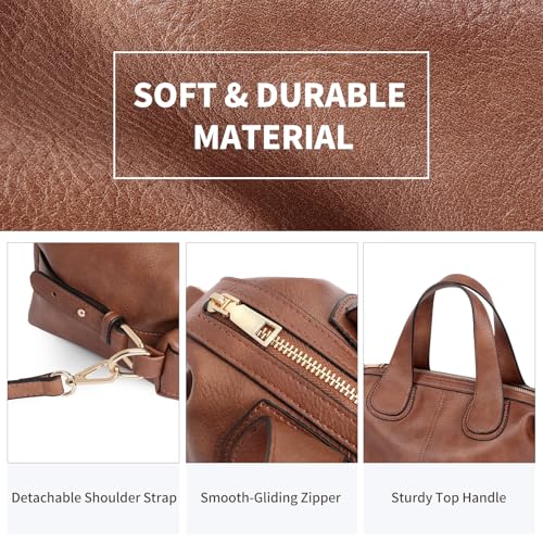 Bolso tote satchel FALAN mule vegano con correa ajustable miniatura 4