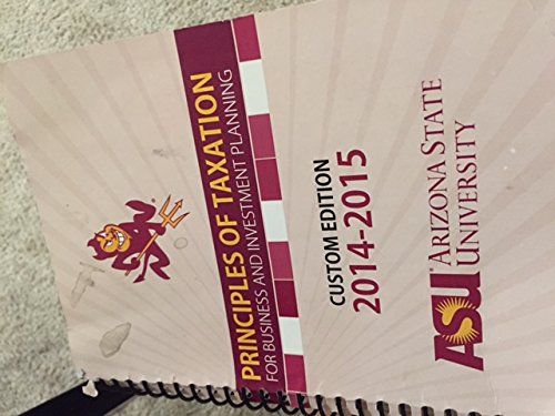 Principles of Taxation for Business and Investment Planning Arizona