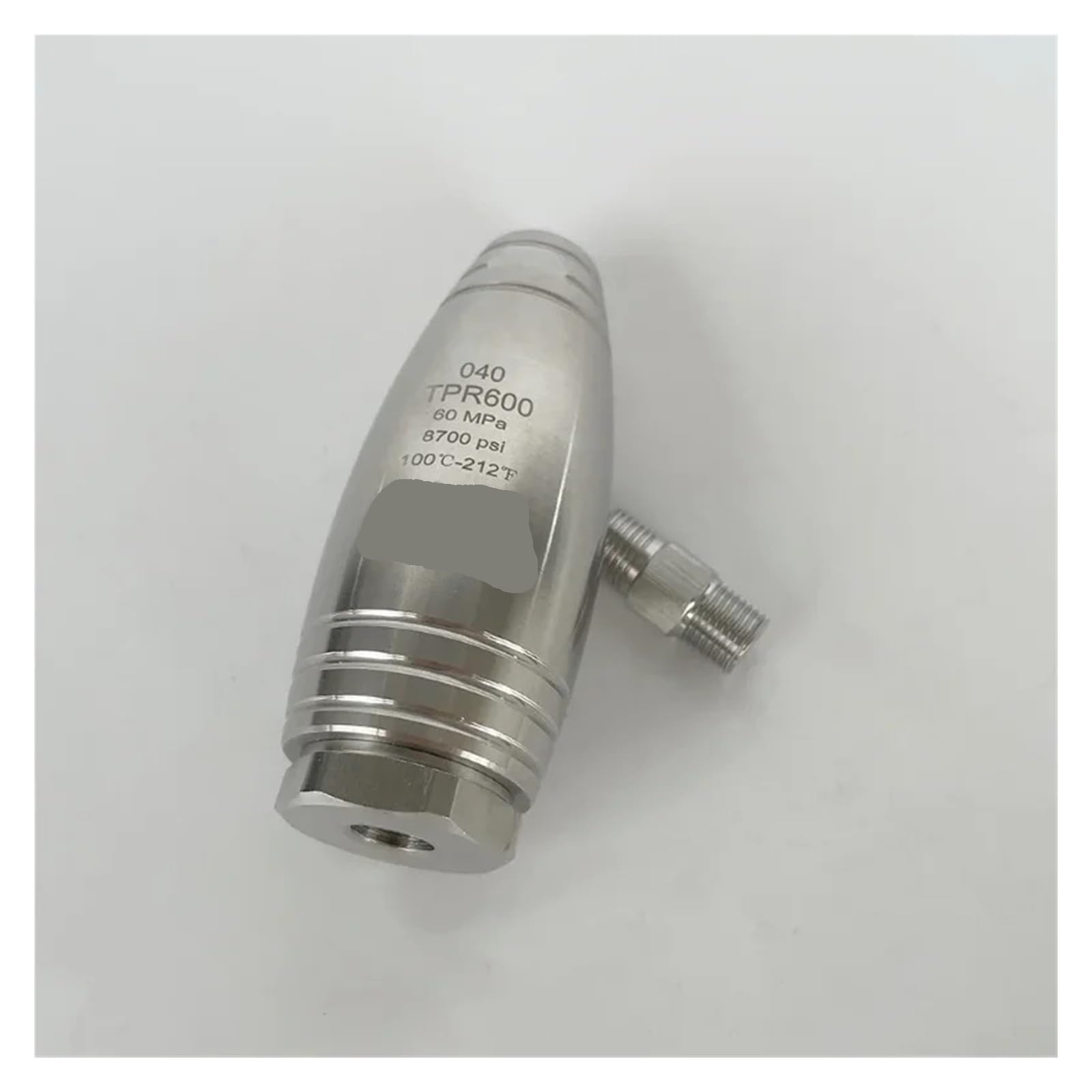 Ugello rotante ad alta pressione interamente in acciaio inossidabile 500/600 bar Turbo Carburo di tungsteno Attacco 1/4 BSP F Bocchette per idropulitrici
