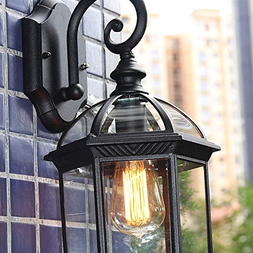 Lampe en verre transparent rétro au design étanche durable - 5