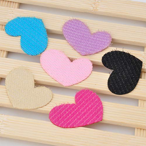 Minkissy 831505U3142W Magic Hair Sticker, 24Pcs Heart Shaped Magic Paste Pad Hair Fringe Grippers Colorful Magic Bangs Hair Pad Hair Styling Accessorie thumb #6