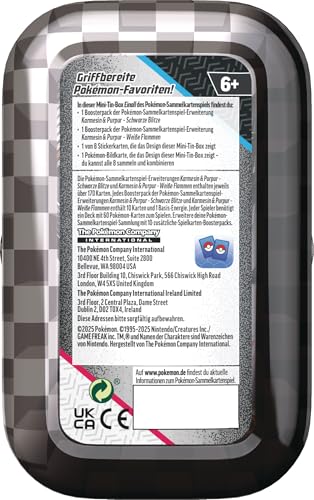 Pokémon-Sammelkartenspiel: Mini-Tin-Box Einall – Zapplarang & Voltula (2 Boosterpacks & 1 Stickerkarte) – Bild 4