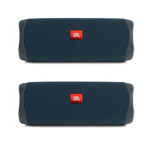 JBL Flip 5 Bundle, Blue (Pack of 2)