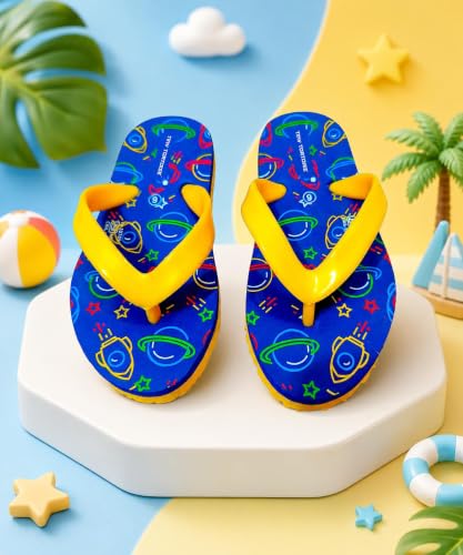 Image of Flip Flop CROCO Print Slippers for Baby Boy, Indoor and Outdoor Slippers for Kids
