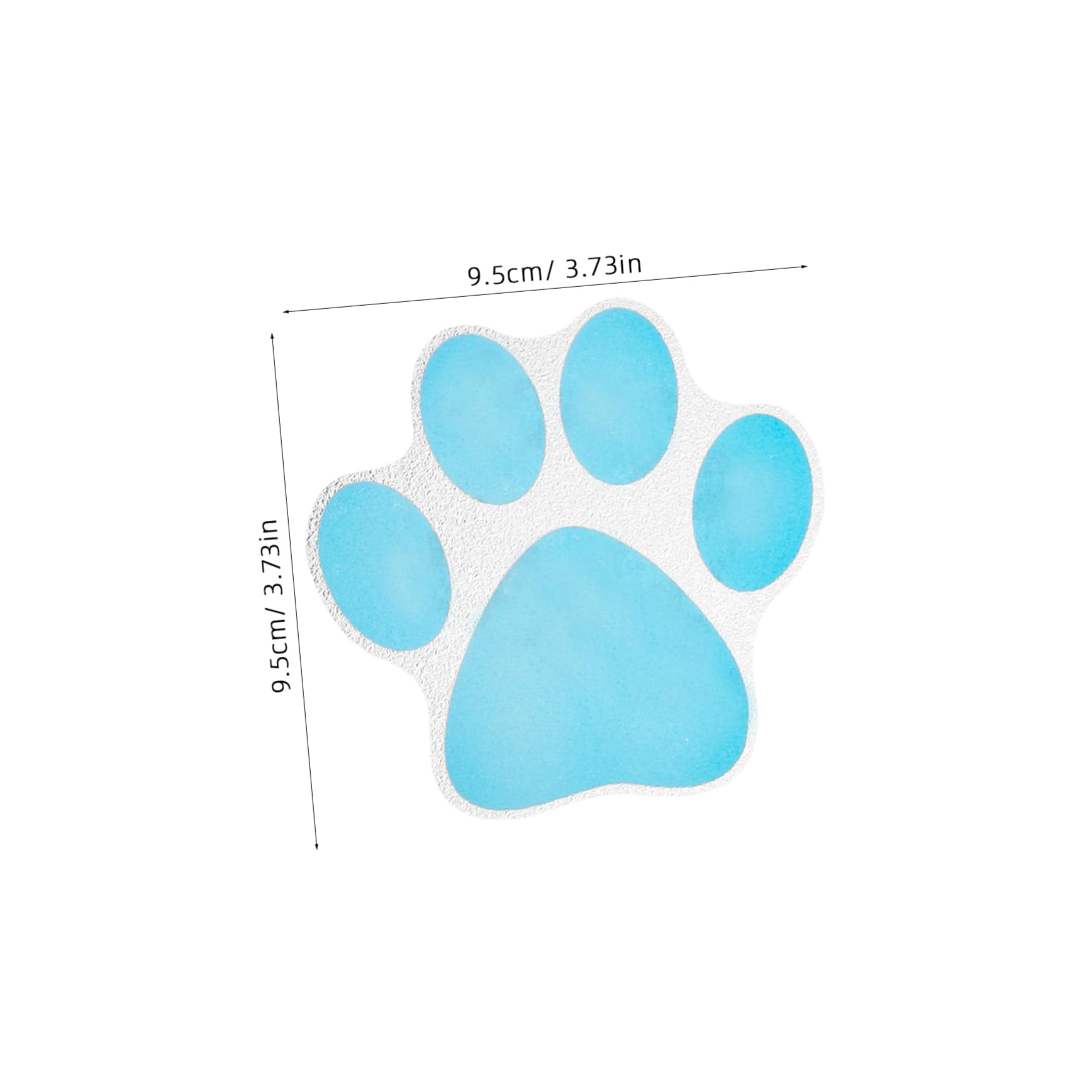 HANABASS 10pcs Non Slip Bath Stickers for Cartoon Dog Paw Decals for Bathtub Slip Adhesive Treads for Shower Durable Appliques for Safety Pools and Tubs