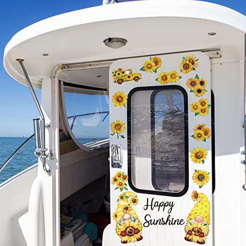 Imanes decorativos de girasol para refrigerador, paquete de 16 miniatura 5