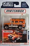 Matchbox Globe Travelers Orange Land Rover Defender 110 65TH Anniversary