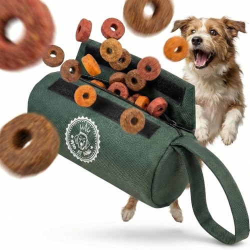 HUND IST KÖNIG Futterdummy für Hunde - Apportierbeutel für Hunde/Futterbeutel Hundetraining klein - Für alle Hunderassen - Perfekt für Dummy Hundetraining + Trainings-eBook, Futterbeutel-Hund