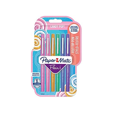 Paper Mate Flair Felt Tip Pens in Candy POP Colours Cover