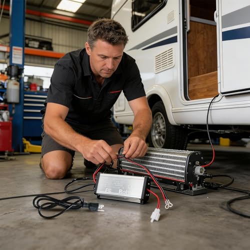 Source d'alimentation chauffage 220V 12V camping car maison - 2