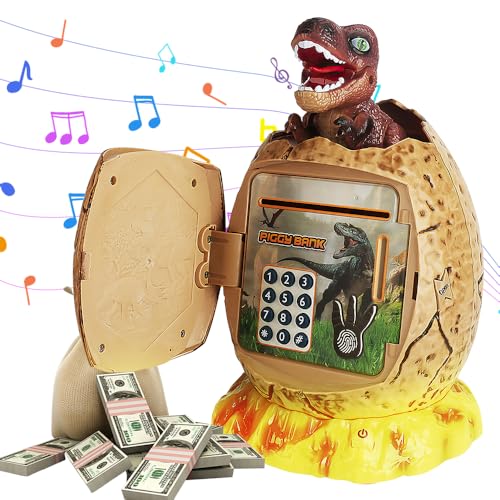 KBIBCK Salvadanaio Dinosauro, Dinos salvadanaio, dinosauro salvadanaio per bambini, Cartone Animato Dinosauro Salvadanaio Piggy Bank per la decorazione della cameretta dei bambini