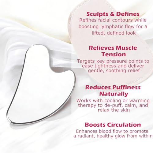 Image of Lymphatic Contour Face Sculpting Brush - Anti-Puffiness, Facial Detox & Lifting Massage Tool for Glowing Skin