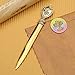 4 Pcs Letter Openers, Retro Lightweight Compact Ergonomic Zinc Alloy Mail Envelope Opener Knife