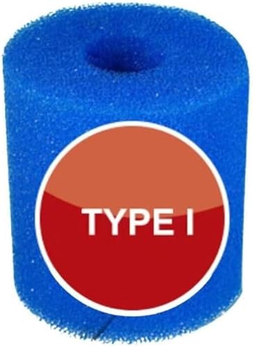 6 piezas de esponja de filtro de piscina para Intex tipo IIIVID, lavable y reutilizable, filtro de tina, cartucho de espuma, piezas de limpieza de