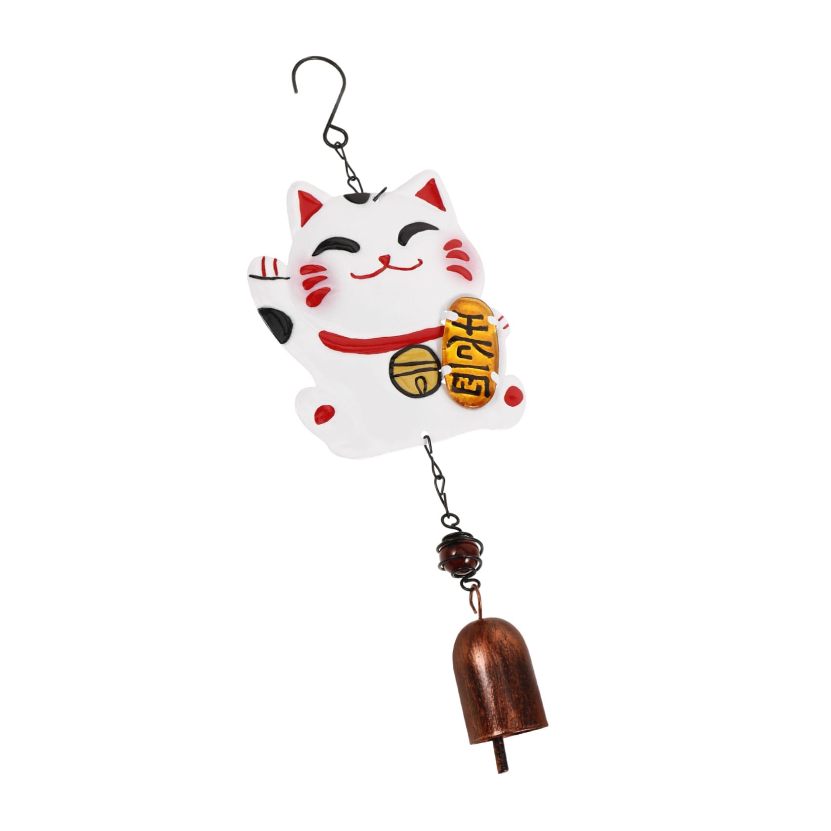 PRETYZOOM 4 Campanelle A Giapponesi A Forma Di Gatto Portafortuna Campanelle Decorative Da Appendere All'esterno Campanelle A Per La Casa Suono Rilassante
