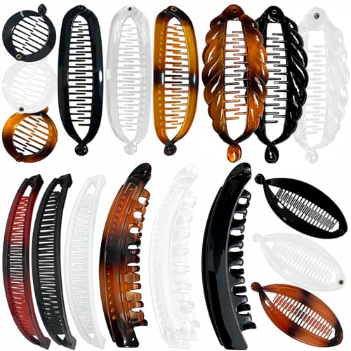 Pinzas de Pelo Banana Clip Quick & Easy, 18 piezas miniatura 1