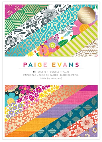 Bloc de papier épais Paige Evans Splendid American Crafts pour création de carnet