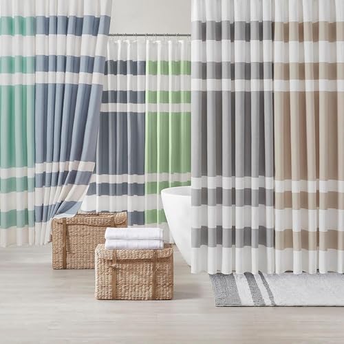 Madison Park Spa Waffle Weave Extra Long Shower Curtain, 72 x 84, Taupe by Madison Park - Image 8