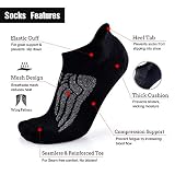 Busy Socks Soft Funny Wool Socks Women Youth, Mens Soft Moisture Wicking Anti Odor Ultra-Comfortable Cycling Socks with Arch Support, Black, Medium 6 Pairs