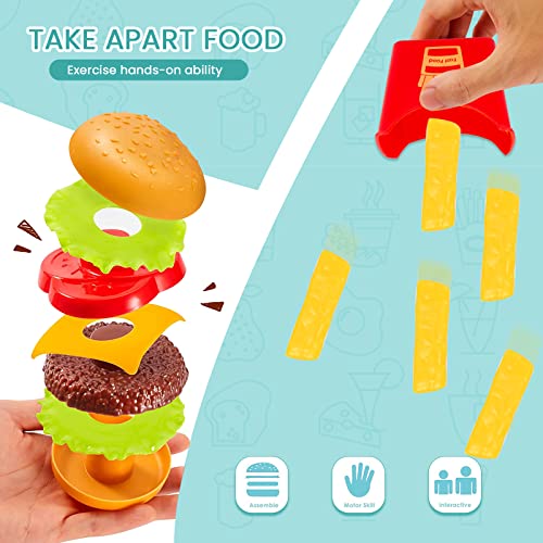 Gousiyun 26 STÜCKE Simulation Küchengerät Spielzeug Obst Entsafter Mixer, Lernspielzeug Brotmaschine, Lernspielzeug… – Bild 3