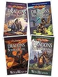 1. Dragons of Autumn Twilight €“ 2. Dragons of Winter Night €“ 3. Dragons of Spring Dawning €“ 4. Dragons of Summer Flame (DragonLance Chronicles 1 to 4)