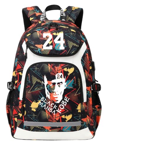 Sac à dos léger haute capacité Kobes avec port USB pour charger votre PC au collège
