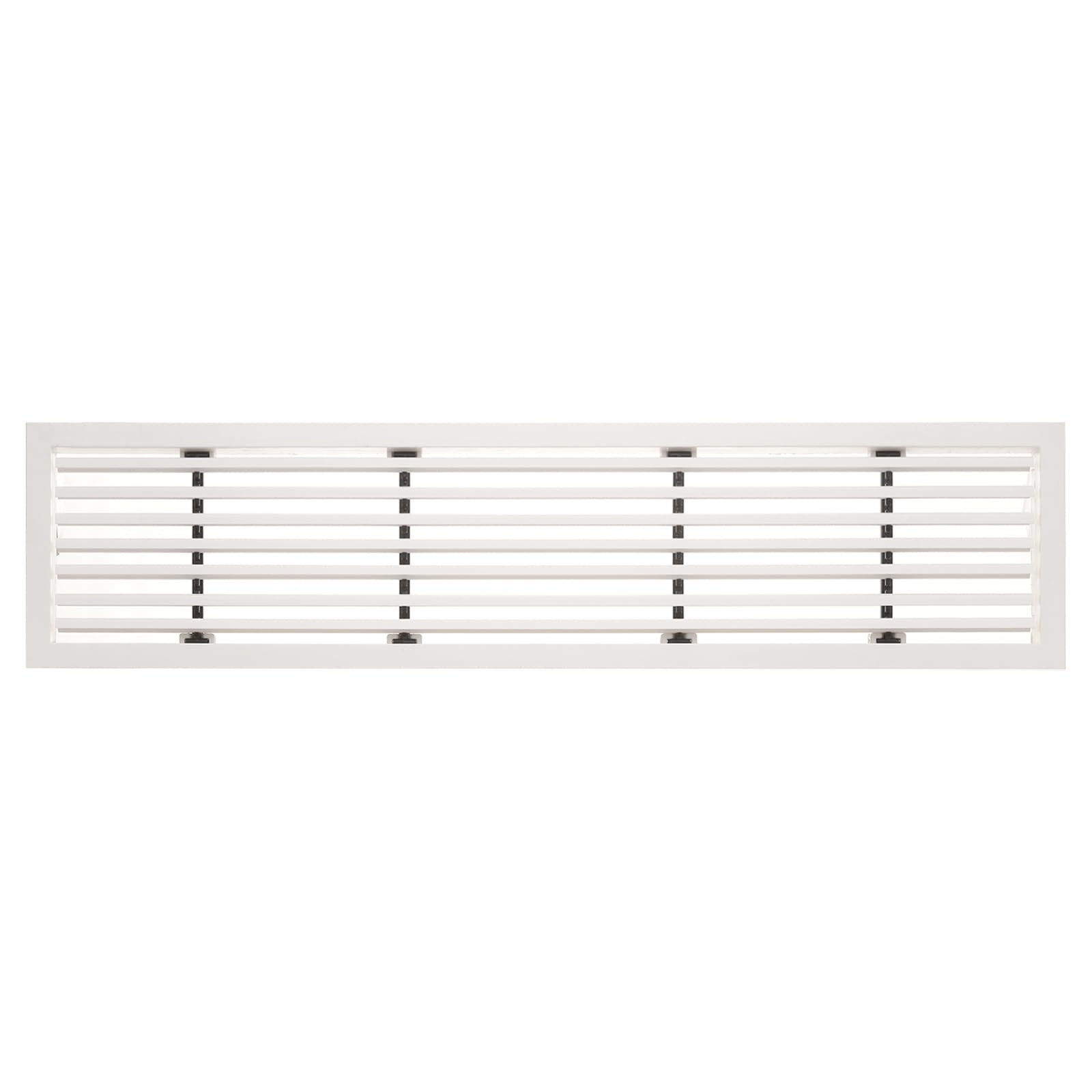PATIKIL 1 Pcs Linear Bar Air Vent Grille, 22.4 x 5.4 Inch ABS Material Removable Air Supply Grille Linear Diffuser Ventilation Louvered Cover for Ceiling, Walls & Floors, White