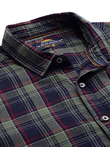Image of THE Indian Garage CO Men Cotton Regular Fit Shirt