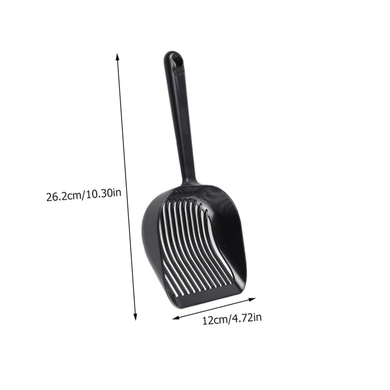 POPETPOP 2pcs Cat Litter Scooper Portable Poop Shovels for Easy Cleaning Durable for Litter Box Maintenance Convenient Pet Accessories for Cat Owners