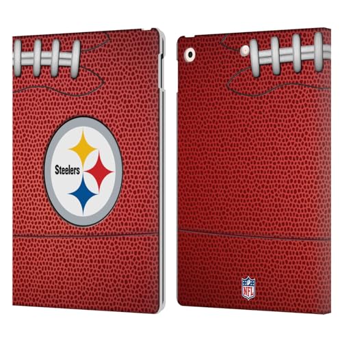 Étui NFL Pittsburgh Steelers pour iPad 10.2 en cuir avec support cartes