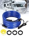 MIROZO 15FT RV Heated Water Hose,-40 ? Freeze Protection Heated Drinking Water Hose with Energy-Saving Thermostat,for RV,Garden,Home,Camper