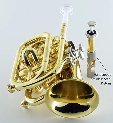CarolBrass CPT-1000-YSS-Bb-L Mini pocket Bb trumpet - Thumbnail 3